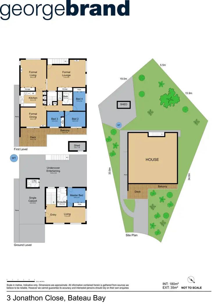 Floorplan of Homely house listing, 3 Jonathon Close, Bateau Bay NSW 2261