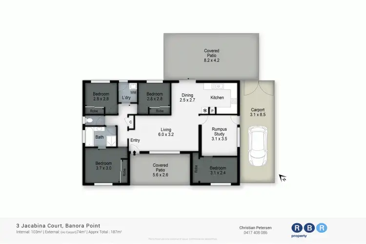 Floorplan of Homely house listing, 3 Jacabina Court, Banora Point NSW 2486