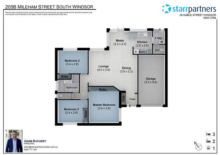 Floorplan of Homely house listing, 205b Mileham Street, South Windsor NSW 2756