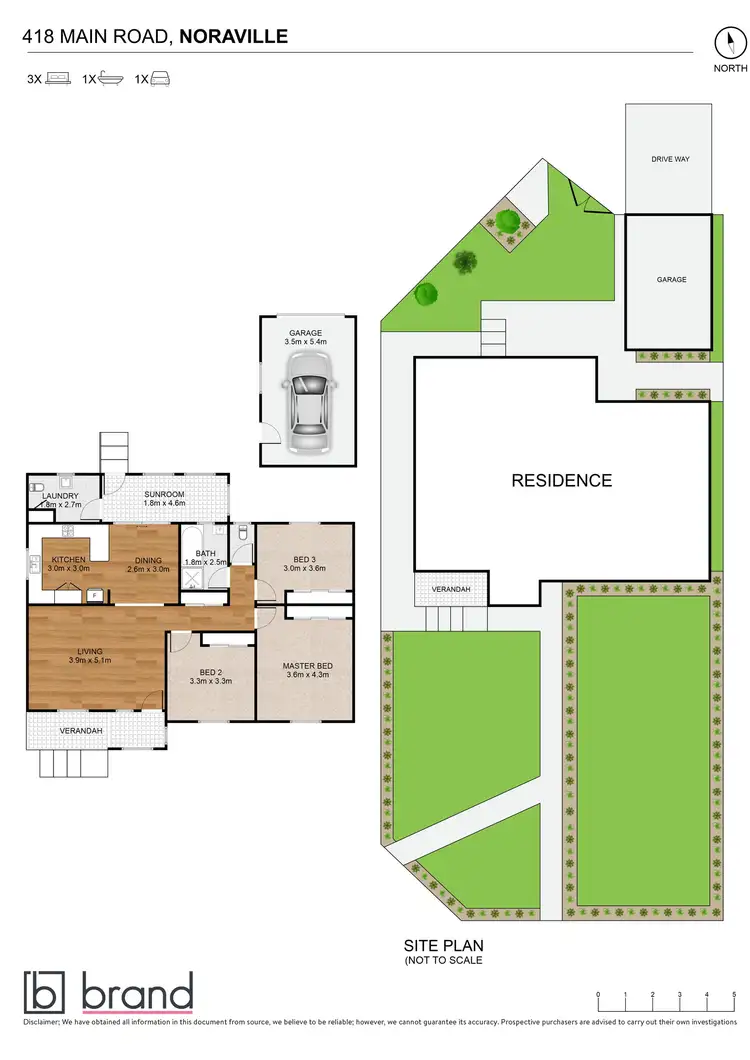 Floorplan of Homely house listing, 418 Main Road, Noraville NSW 2263