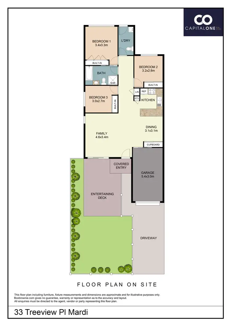 Floorplan of Homely house listing, 33 Treeview Place, Mardi NSW 2259