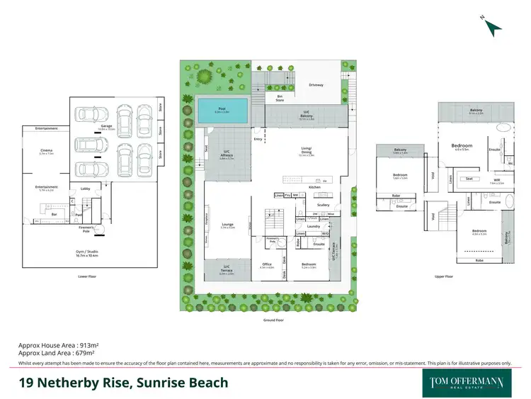 Floorplan of Homely house listing, 19 Netherby Rise, Sunrise Beach QLD 4567