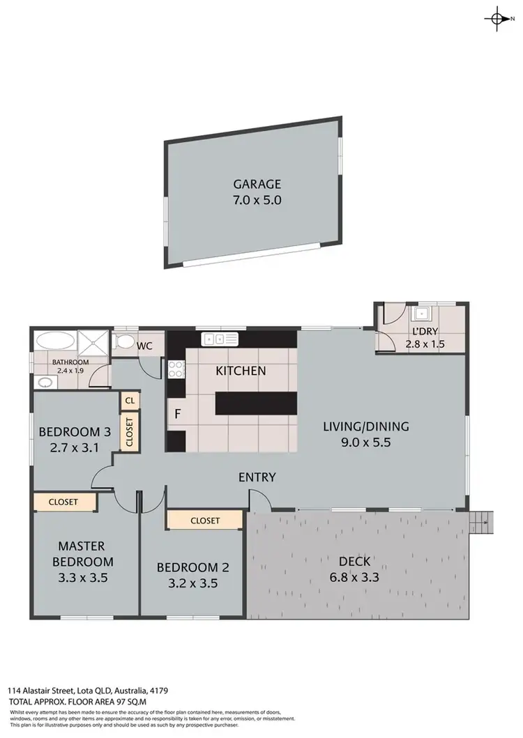 Floorplan of Homely house listing, 144 Alastair Street, Lota QLD 4179