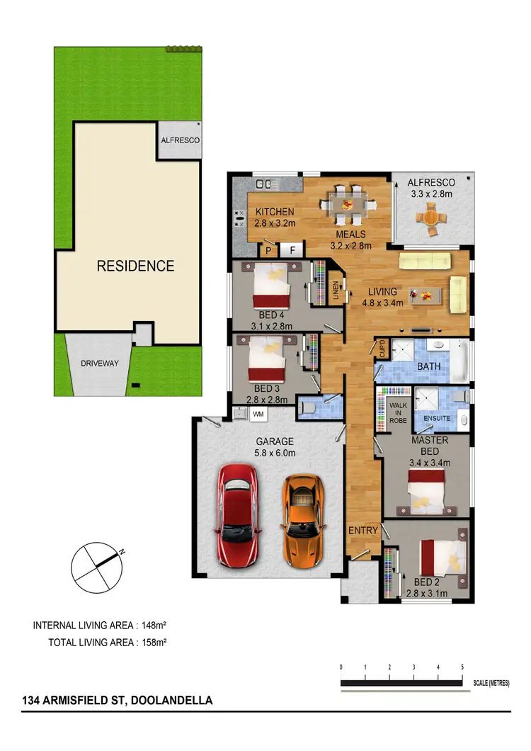 Floorplan of Homely house listing, 134 Armisfield St, Doolandella QLD 4077