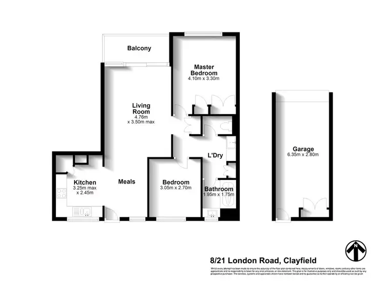 Floorplan of Homely unit listing, 8/21 London Road, Clayfield QLD 4011