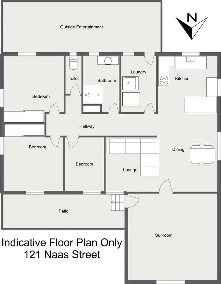 Floorplan of Homely house listing, 121 Naas Street, Tenterfield NSW 2372
