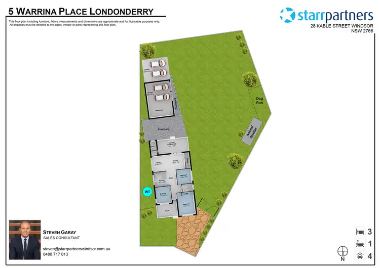 Floorplan of Homely house listing, 5 Warrina Place, Londonderry NSW 2753