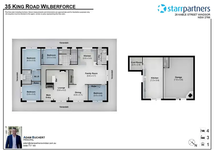 Floorplan of Homely house listing, 35 King Road, Wilberforce NSW 2756