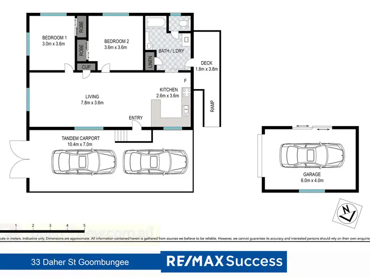 Floorplan of Homely house listing, 33 Daher Street, Goombungee QLD 4354