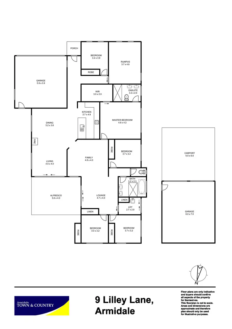 Floorplan of Homely house listing, 9 Lilley Lane, Armidale NSW 2350
