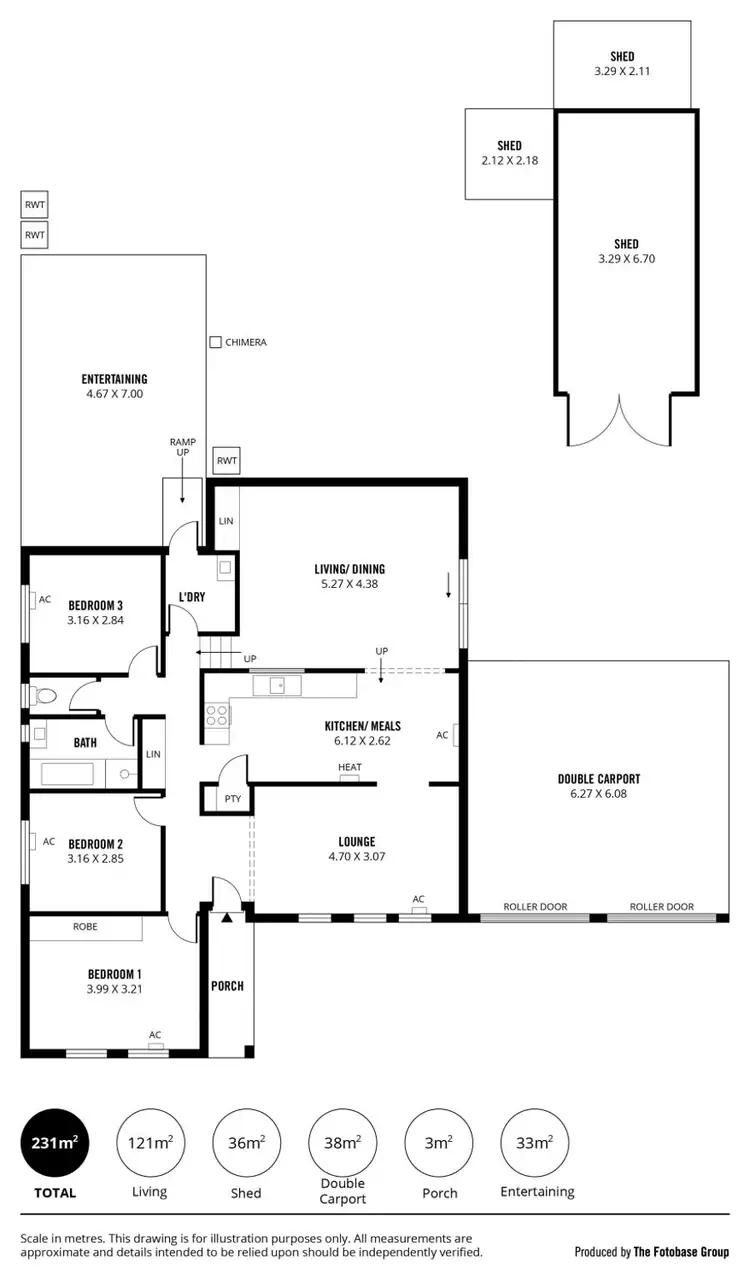 Floorplan of Homely house listing, 17 St Albans Road, Evanston Park SA 5116
