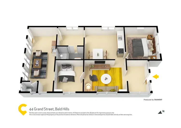 Floorplan of Homely house listing, 44 Grand Street, Bald Hills QLD 4036