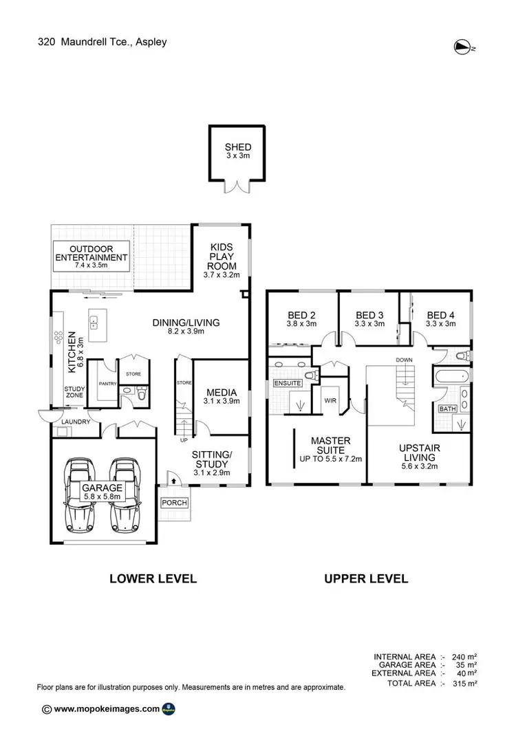 Floorplan of Homely house listing, 320 Maundrell Terrace, Aspley QLD 4034
