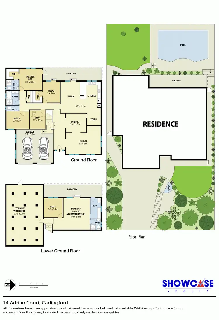 Floorplan of Homely house listing, 14 Adrian Court, Carlingford NSW 2118