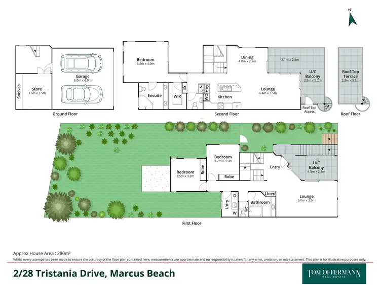 Floorplan of Homely unit listing, 2/28 Tristania Drive, Marcus Beach QLD 4573