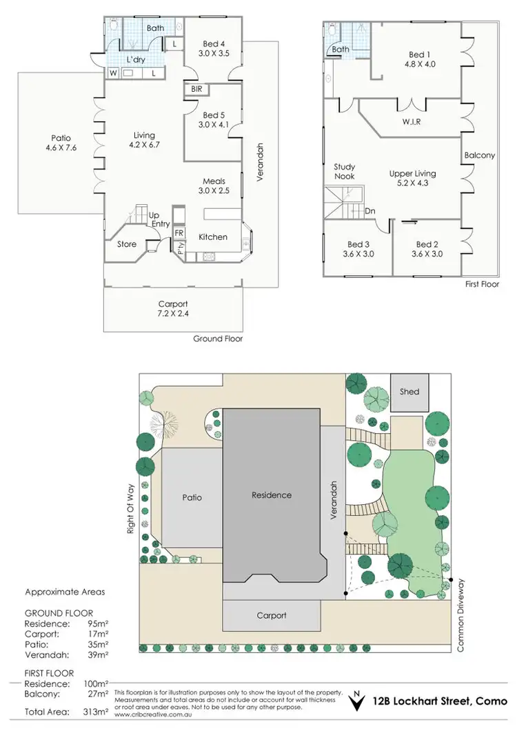Floorplan of Homely house listing, 12B Lockhart Street, Como WA 6152