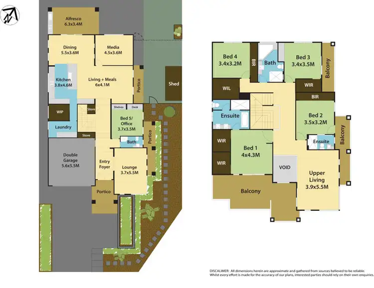 Floorplan of Homely house listing, 16 Sovereign Ave, Kellyville Ridge NSW 2155