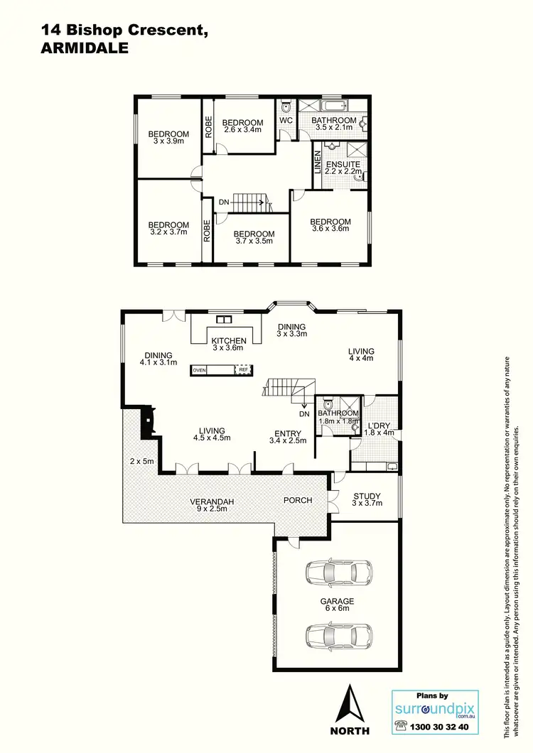 Floorplan of Homely house listing, 14 Bishop Crescent, Armidale NSW 2350