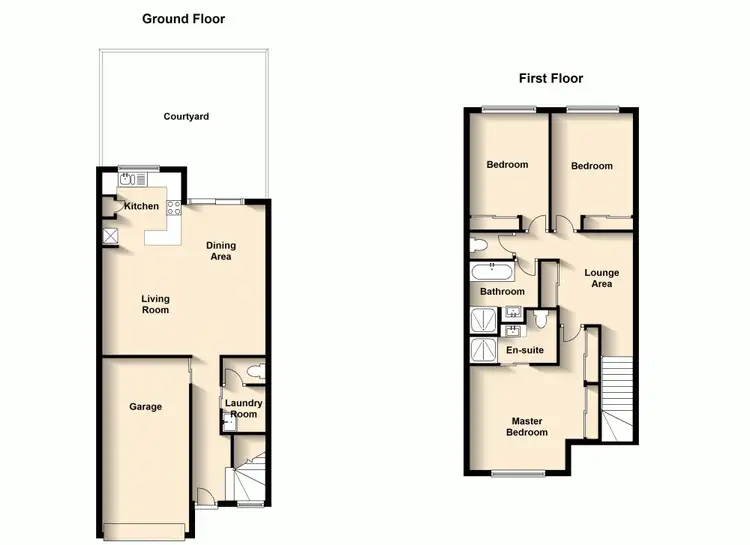 Floorplan of Homely townhouse listing, 37/88 Candytuft Place, Calamvale QLD 4116