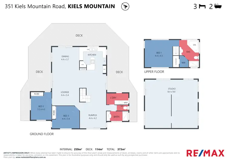 Floorplan of Homely rural property listing, 351 Kiel Mountain Road, Kiels Mountain QLD 4559