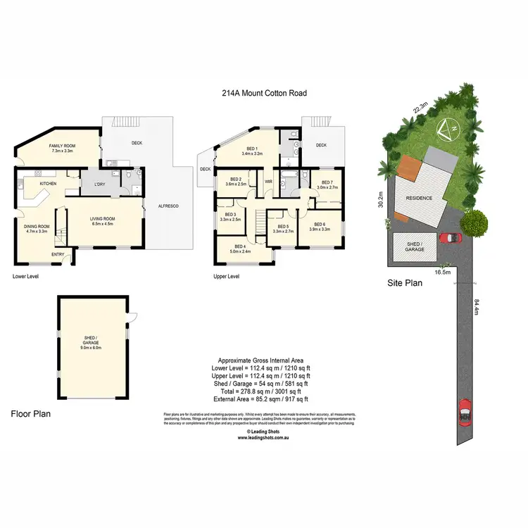 Floorplan of Homely house listing, 214A Mount Cotton Road, Capalaba QLD 4157