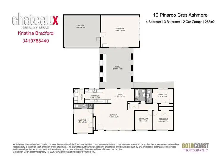 Floorplan of Homely house listing, 10 Pinaroo Crescent, Ashmore QLD 4214