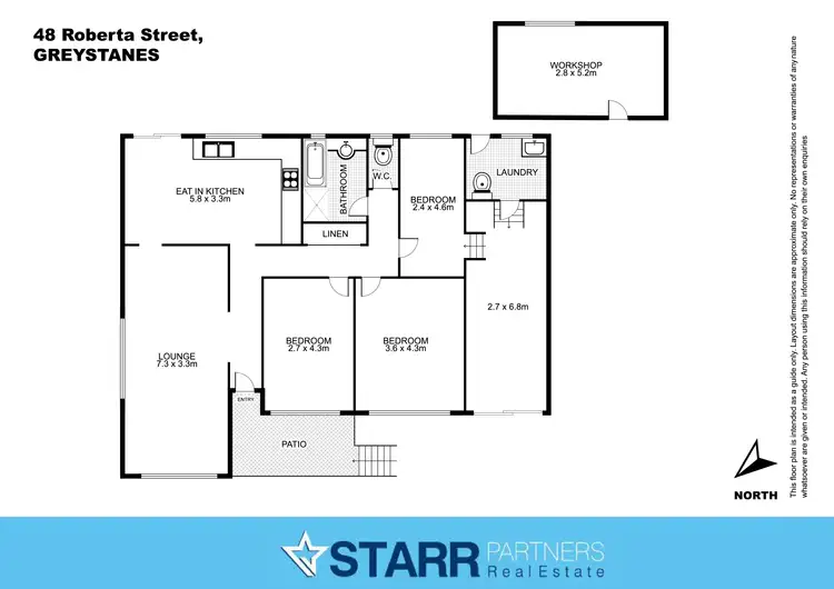 Floorplan of Homely house listing, 48 Roberta Street, Greystanes NSW 2145