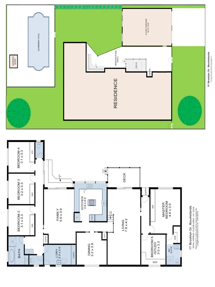 Floorplan of Homely house listing, 17 Brooklyn Drive, Bourkelands NSW 2650