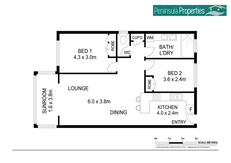 Floorplan of Homely unit listing, 2/83 Margate Parade, Margate QLD 4019