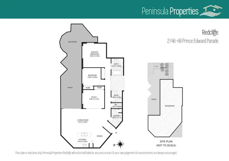 Floorplan of Homely unit listing, 2/46-48 Prince Edward Parade, Redcliffe QLD 4020