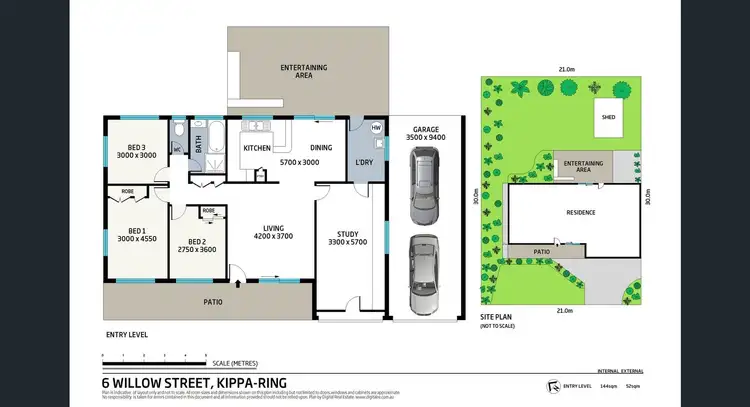 Floorplan of Homely house listing, 6 Willow Street, Kippa-ring QLD 4021