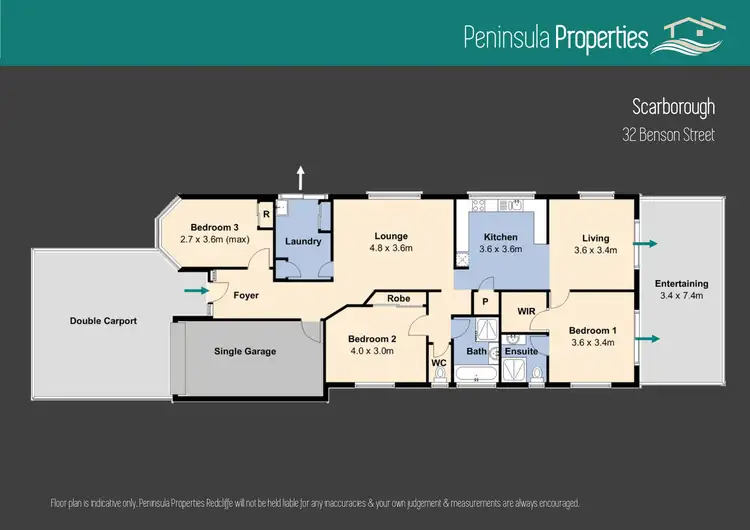 Floorplan of Homely house listing, 32 Benson Street, Scarborough QLD 4020