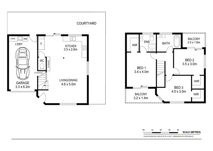 Floorplan of Homely townhouse listing, 6/34 John Street, Redcliffe QLD 4020