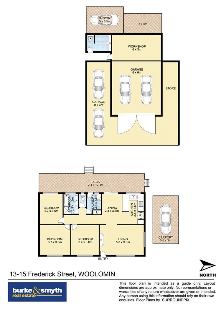 Floorplan of Homely house listing, 13-15 Frederick Street, Woolomin NSW 2340