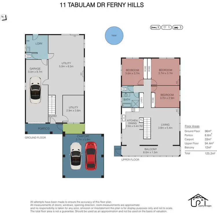 Floorplan of Homely house listing, 11 Tabulam Drive, Ferny Hills QLD 4055