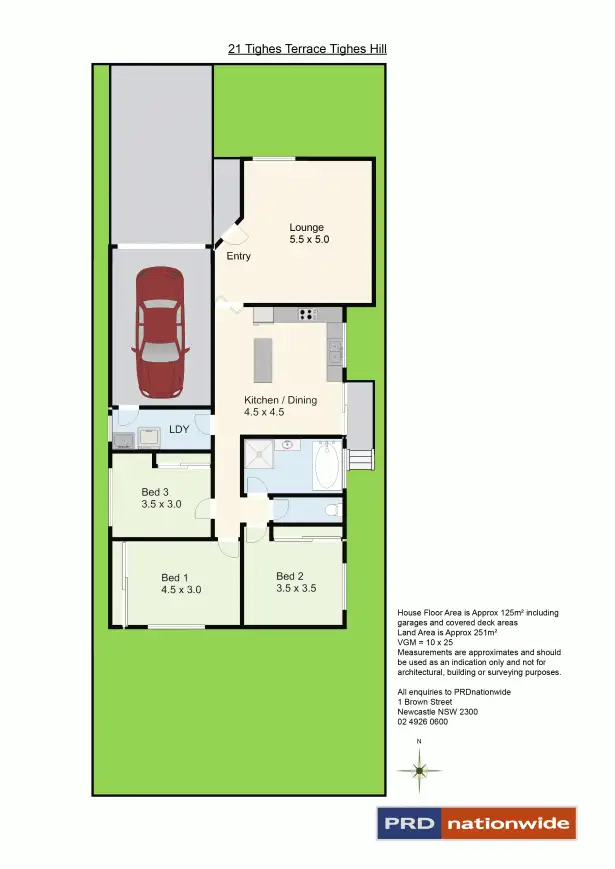 Floorplan of Homely house listing, 21 Tighes Terrace, Tighes Hill NSW 2297