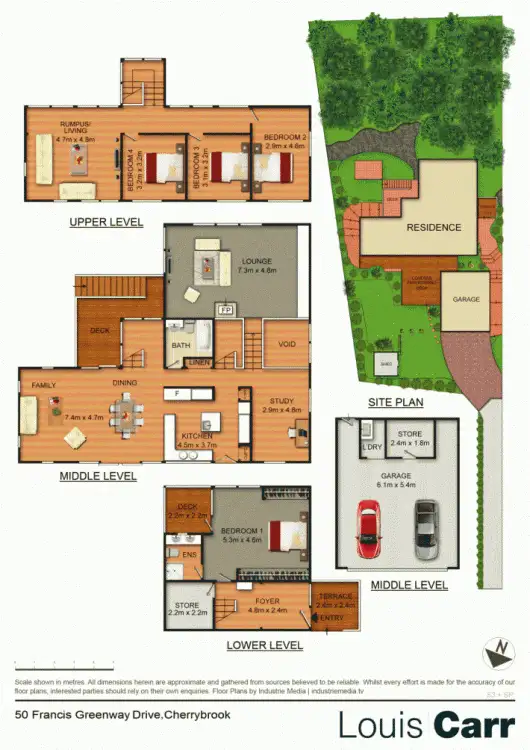 Floorplan of Homely house listing, 50 Francis Greenway Drive, Cherrybrook NSW 2126