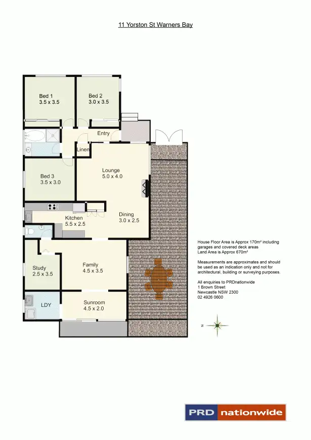 Floorplan of Homely house listing, 11 Yorston St, Warners Bay NSW 2282