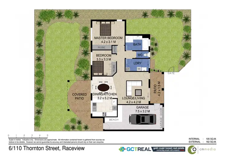 Floorplan of Homely unit listing, 6/110 Thornton St, Ipswich QLD 4305