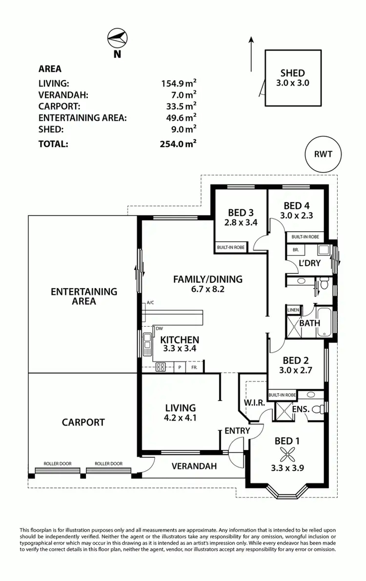 Floorplan of Homely house listing, 18 Craig Drive, Nairne SA 5252