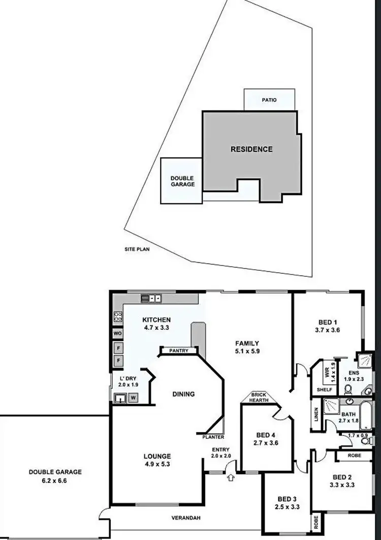 Floorplan of Homely house listing, Address available on request