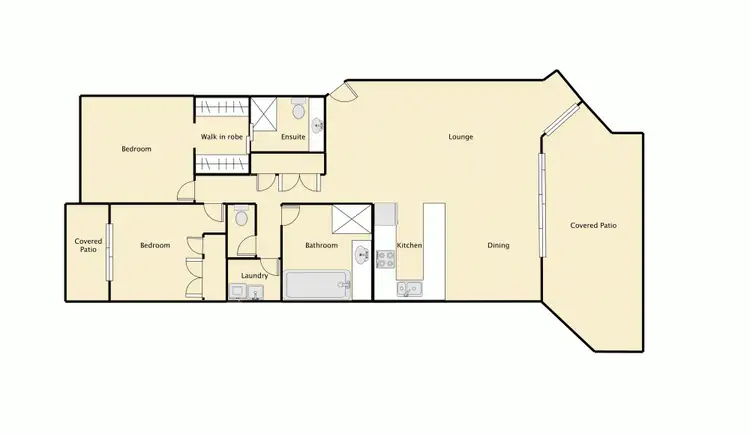 Floorplan of Homely unit listing, 3/143 Lowanna Drive, Buddina QLD 4575
