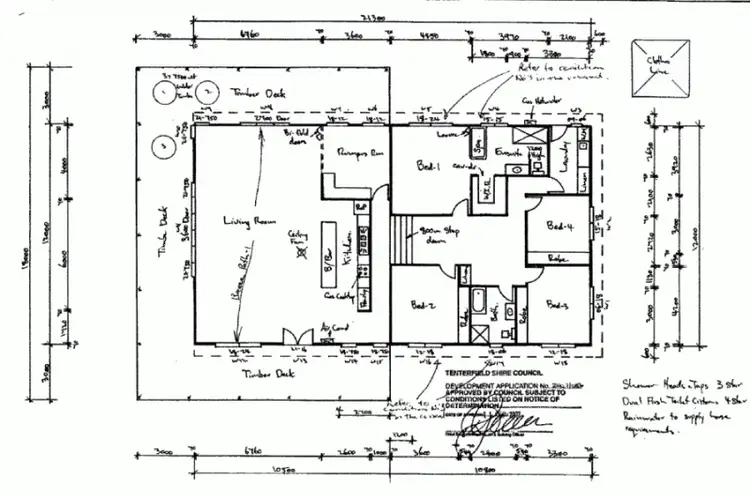 Floorplan of Homely house listing, 75 Millers Lane, Tenterfield NSW 2372
