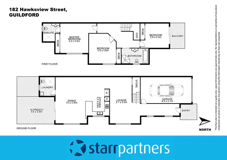 Floorplan of Homely house listing, 182 Hawksview Street, Guildford NSW 2161