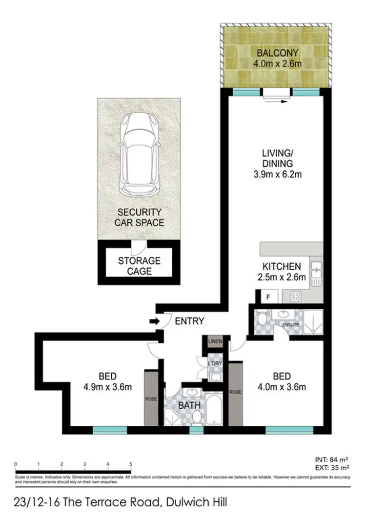 Floorplan of Homely unit listing, 23/12-16 Terrace Road, Dulwich Hill NSW 2203