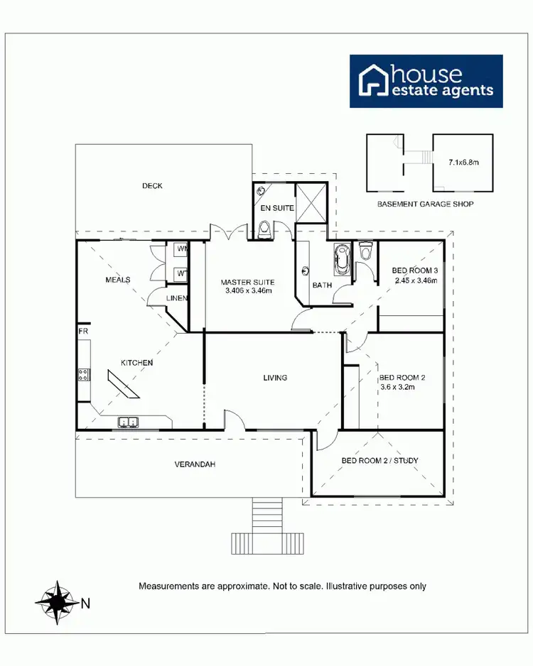 Floorplan of Homely house listing, 9 Hoey Street, Kearneys Spring QLD 4350