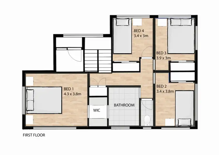 Floorplan of Homely house listing, 22 Olivia Drive, Carina Heights QLD 4152