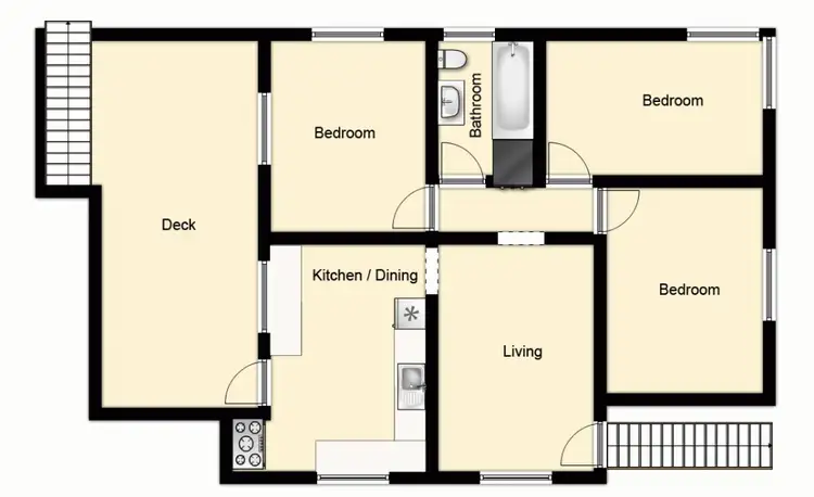 Floorplan of Homely house listing, 50 Dawson Parade, Keperra QLD 4054