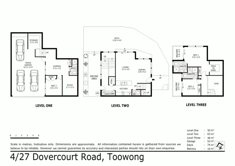 Floorplan of Homely townhouse listing, 4/27 Dovercourt Rd, Toowong QLD 4066