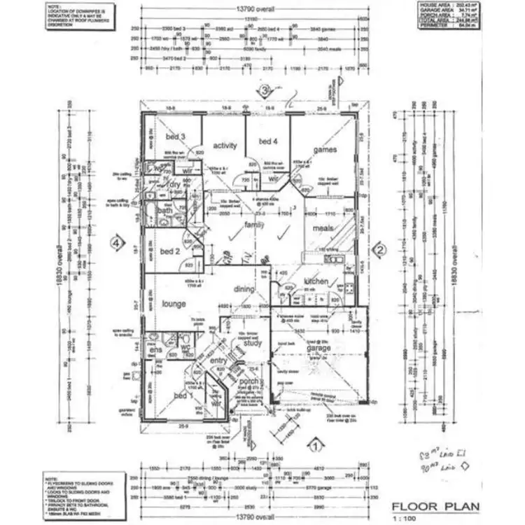 Floorplan of Homely house listing, 1 Siderno Rise, Hocking WA 6065